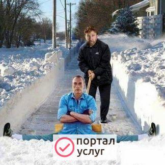 Фото Вывоз снега с участка