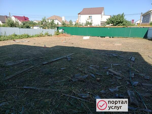 Фото Покос травы, камыша,поросли  