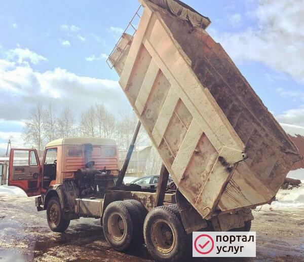 Фото вывоз мусора,КАМАЗ