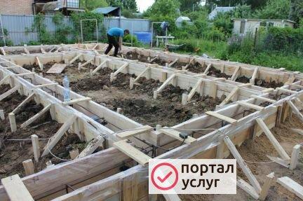 Фото Фундамент ленточный
