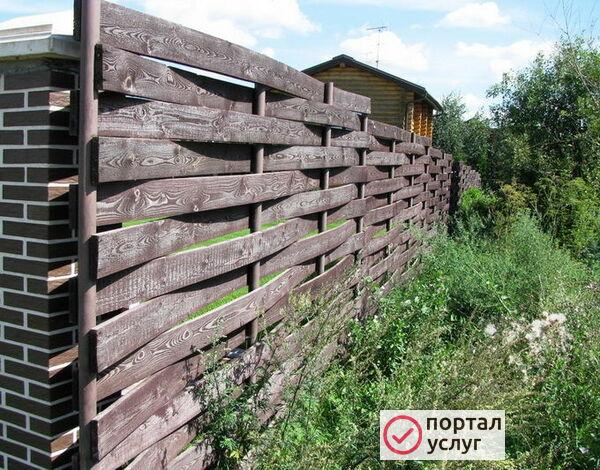 Фото Монтаж заборов