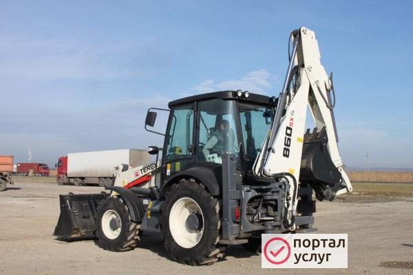 Фото Аренда экскаватора погрузчика в Тайцы 