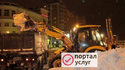 Фото Уборка снега