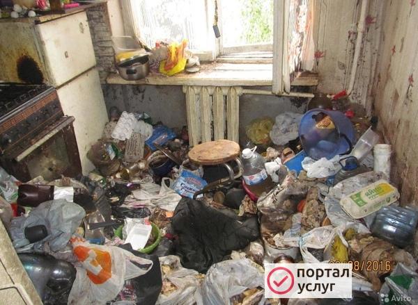 Фото Уборка захламленной квартиры