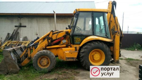 Фото Услуги Эксковатора- погрузчика