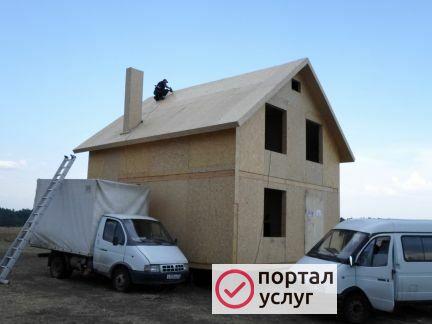 Фото Коттедж, сип дом, Сип панели, проектирование, монт
