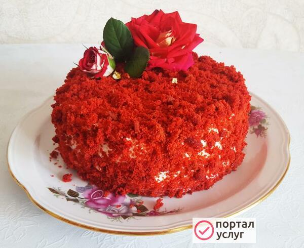 Фото Торт Красный Бархат