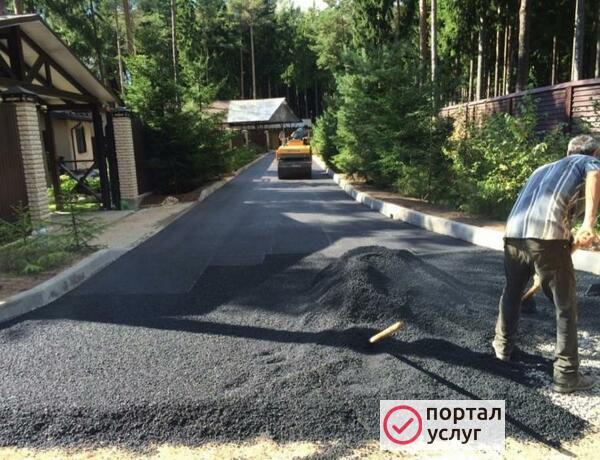 Фото Асфальтирование благоустройство