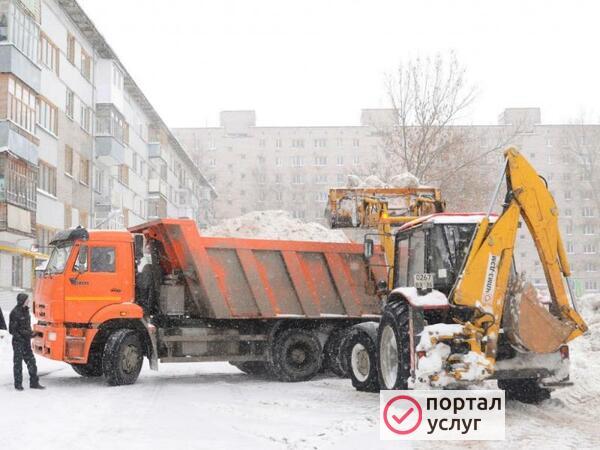 Фото Уборка и вывоз снега