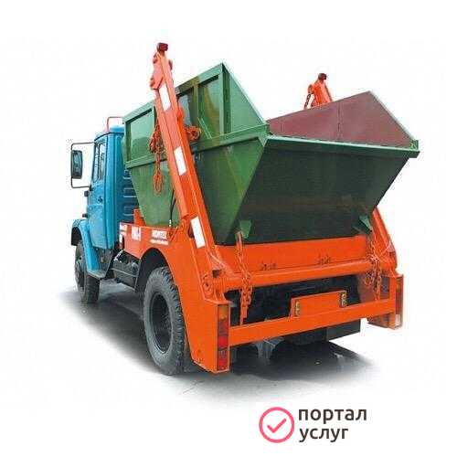 Фото Вывоз мусора газель контейнер 