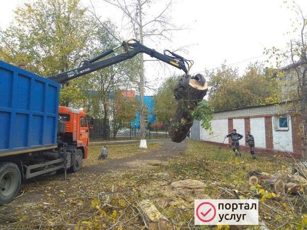 Фото Ломовоз с грейферным захватом