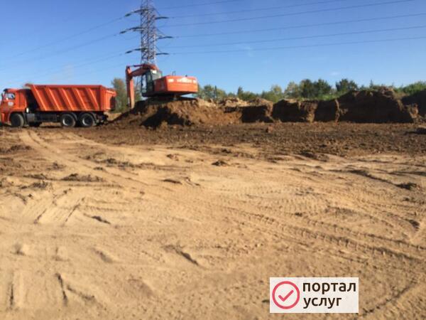 Фото Привезу грунт, планировка грунта на вашем участке 