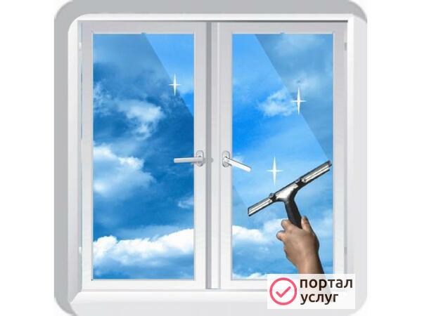Фото Мойка окон с 2-х сторон