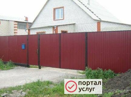 Фото Заборы из профнастила
