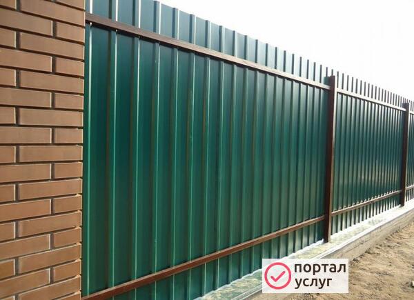 Фото Монтаж заборов