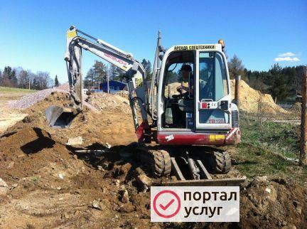 Фото Услуги мини экскаватора