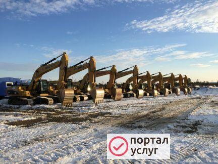 Фото Аренда экскаваторов, бульдозеров, катков