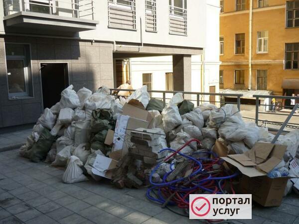 Фото Вывоз строительного мусора.