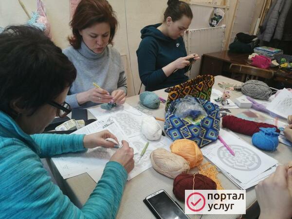 Фото Обучение вязанию