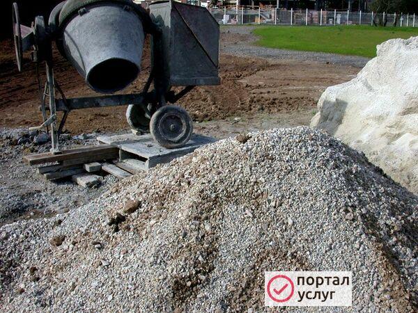Фото Гравий под бетон