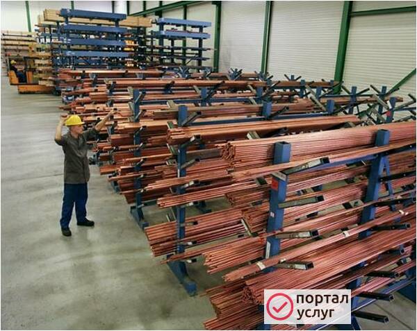 Фото Сортировщик металлических труб