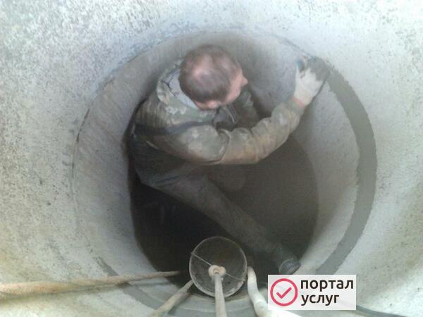 Фото Чистка колодца 