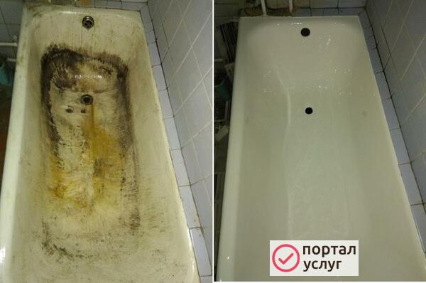 Фото реставрация ванн