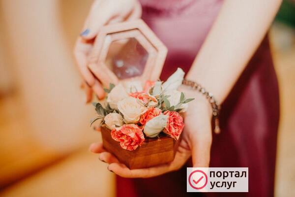 Фото Шкатулка для обмена кольцами