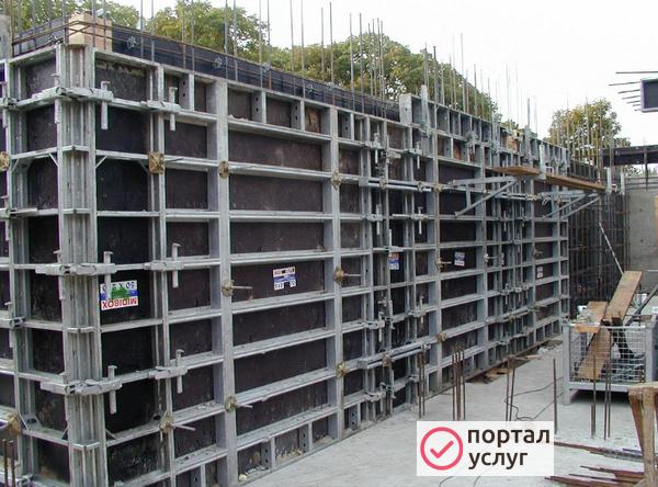 Фото Аренда опалубки стен