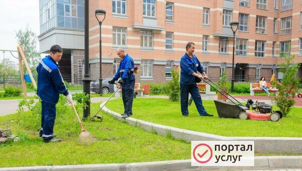 Фото Уборка территории