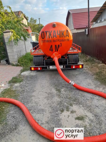 Фото Откачать канализации