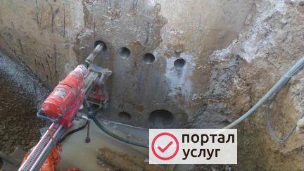 Фото Отверстия для прокладки труб