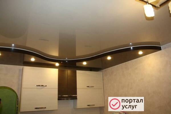 Фото тканевые потолки