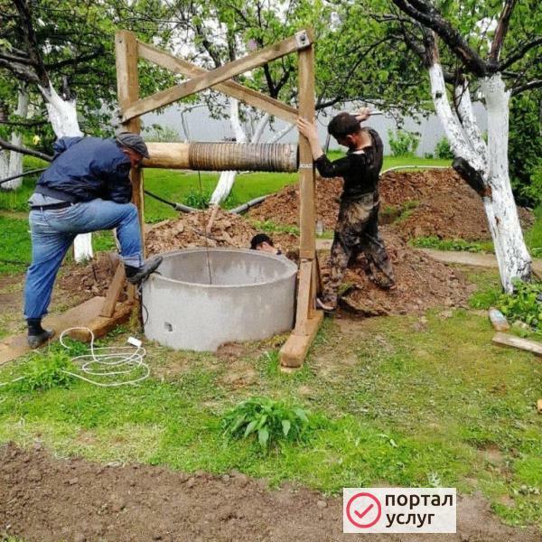 Фото Копка колодца