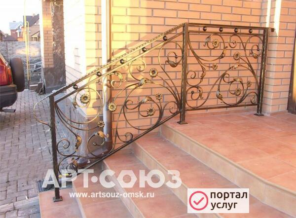 Фото Перила кованые