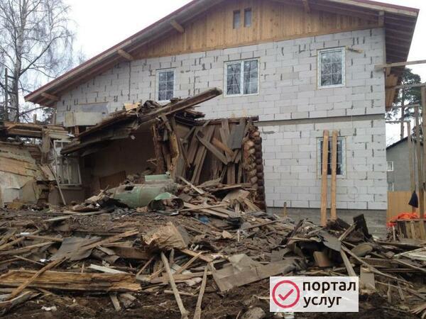 Фото Демонтаж сараев, построек, вывоз мусора