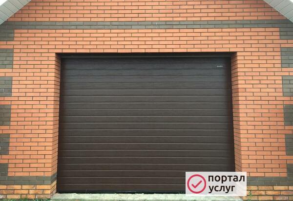 Фото Теплые секционные  ворота 