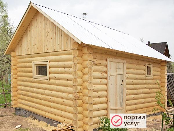 Фото Строим бани из Лиственницы
