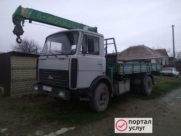 Фото Грузоперевозки манипулятором МАЗ