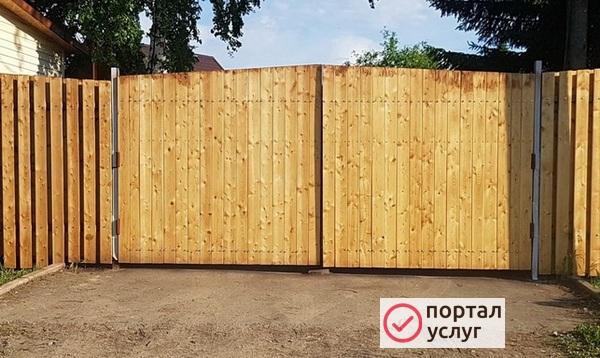 Фото Заборы, калитки, ворота, беседки, бани.
