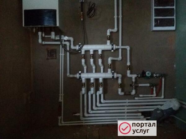 Фото Монтаж отопление