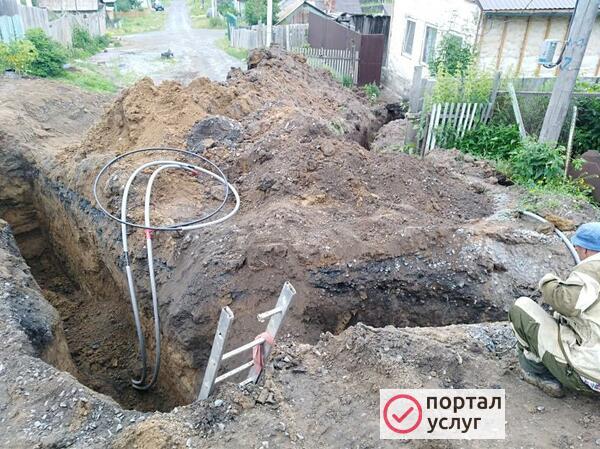 Фото Услуги экскаватора