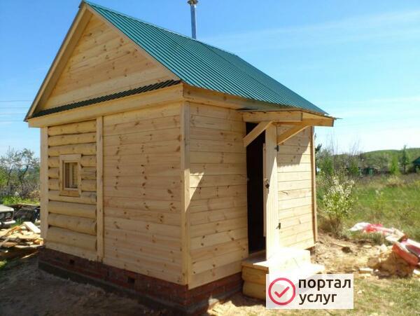 Фото Строительство бани