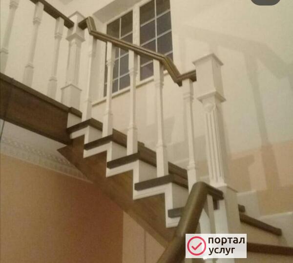 Фото Лестницы деревянные
