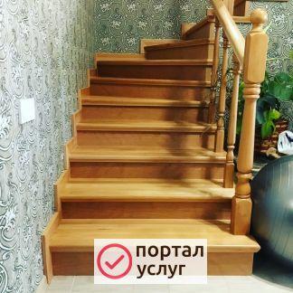 Фото Изготовление деревянных лестниц
