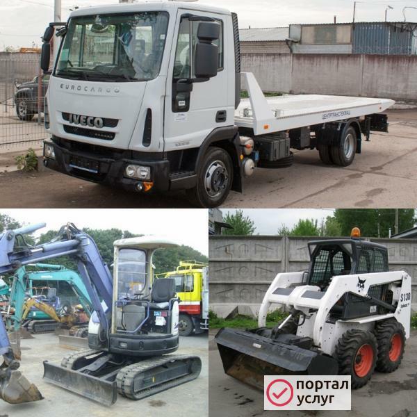Фото Мини-экскаватор, мини-погрузчик, эвакуатор, ямобур