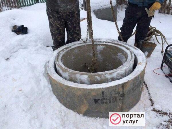 Фото Углубление колодца 