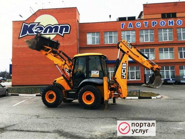 Фото Аренда экскаватора-погрузчика JСВ-3СХ