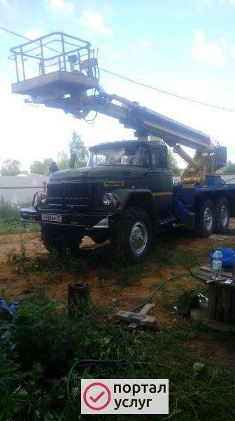 Фото Автовышка вездеход 18м
