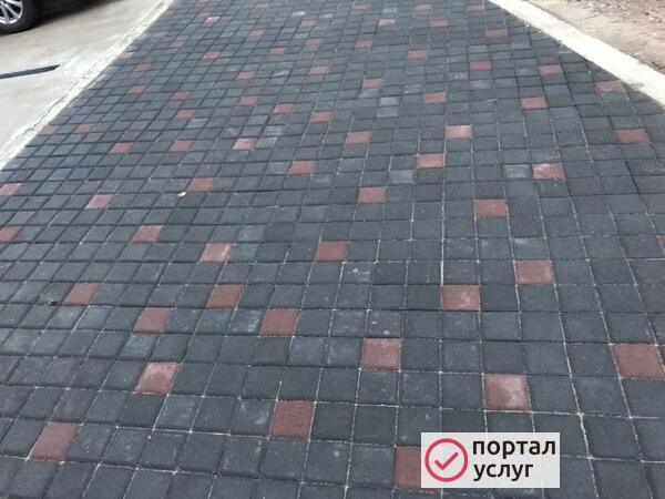 Фото Мощение дорожек и площадок